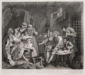 Hogarth's A Rake's Progress